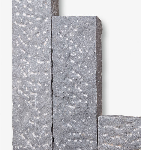 Naturstein Palisaden GALA RUSTIQUE 10x25 Granit grau
