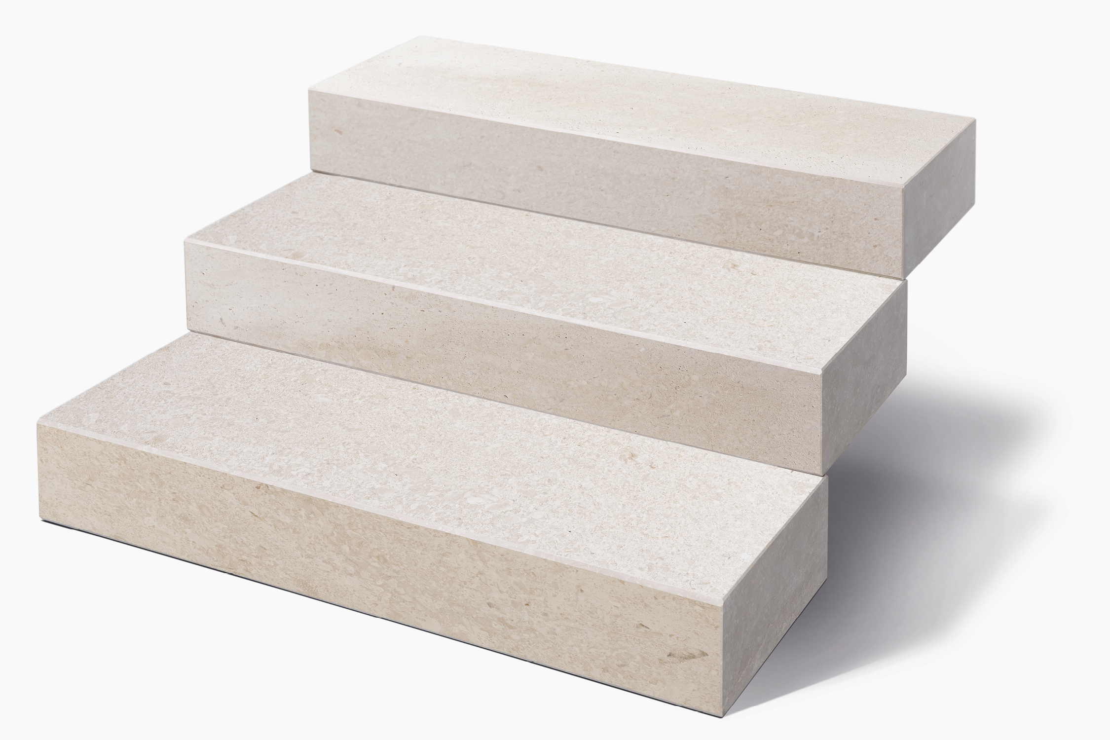 Naturstein Blockstufen ADRIANICO Kalkstein hellbeige