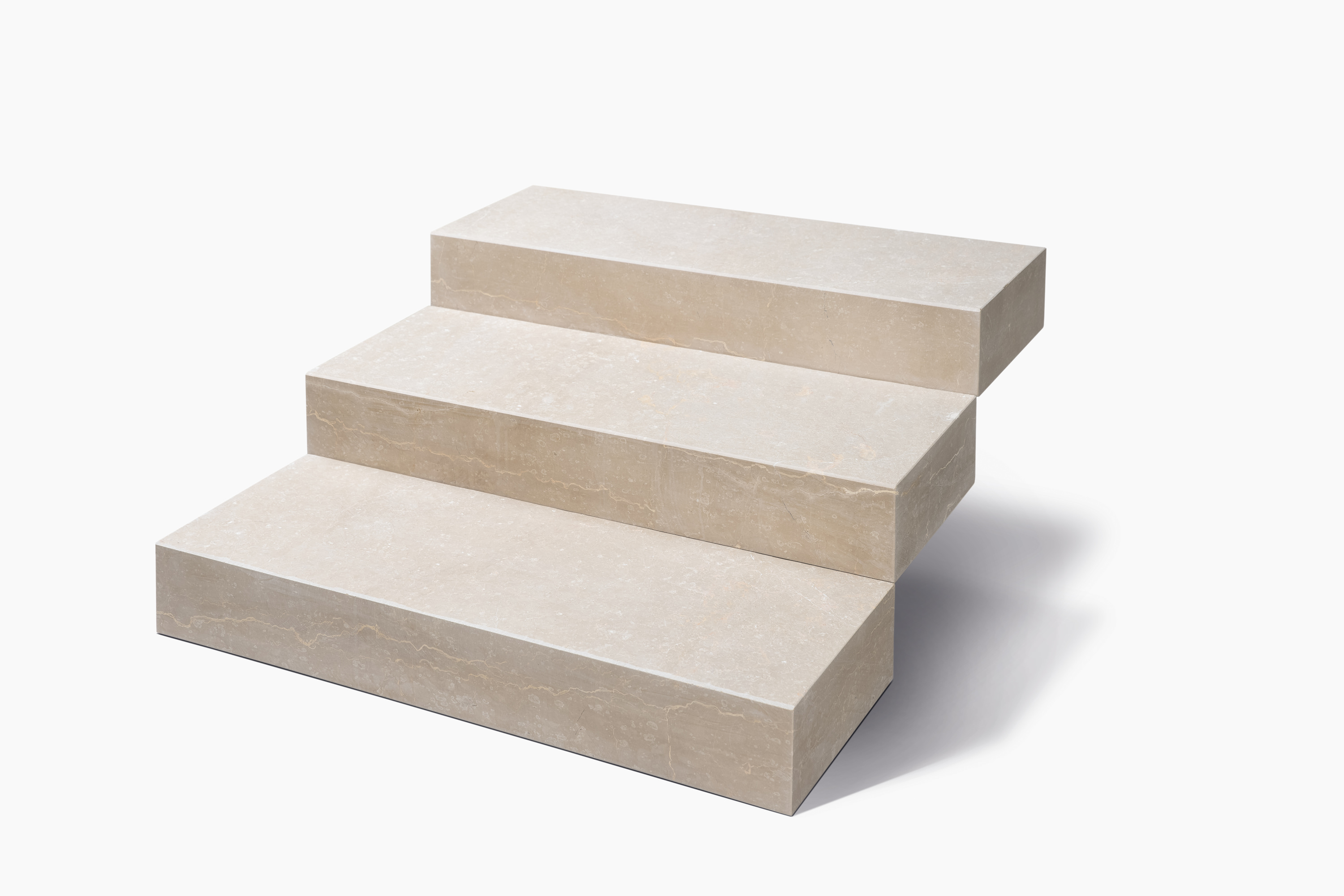 Naturstein Blockstufen ORELLO® CREMA EXACTA Kalkstein cremebeige