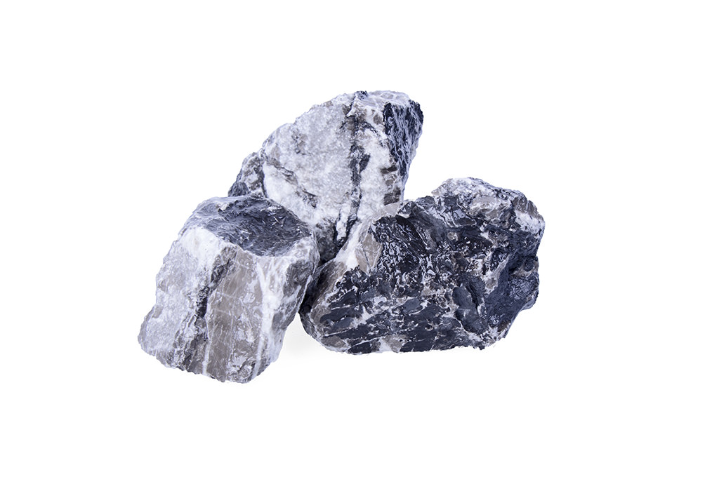 Alpin grau Gabionensteine