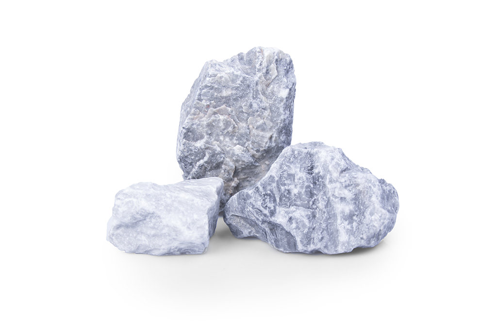 Kristall Blau Gabionensteine