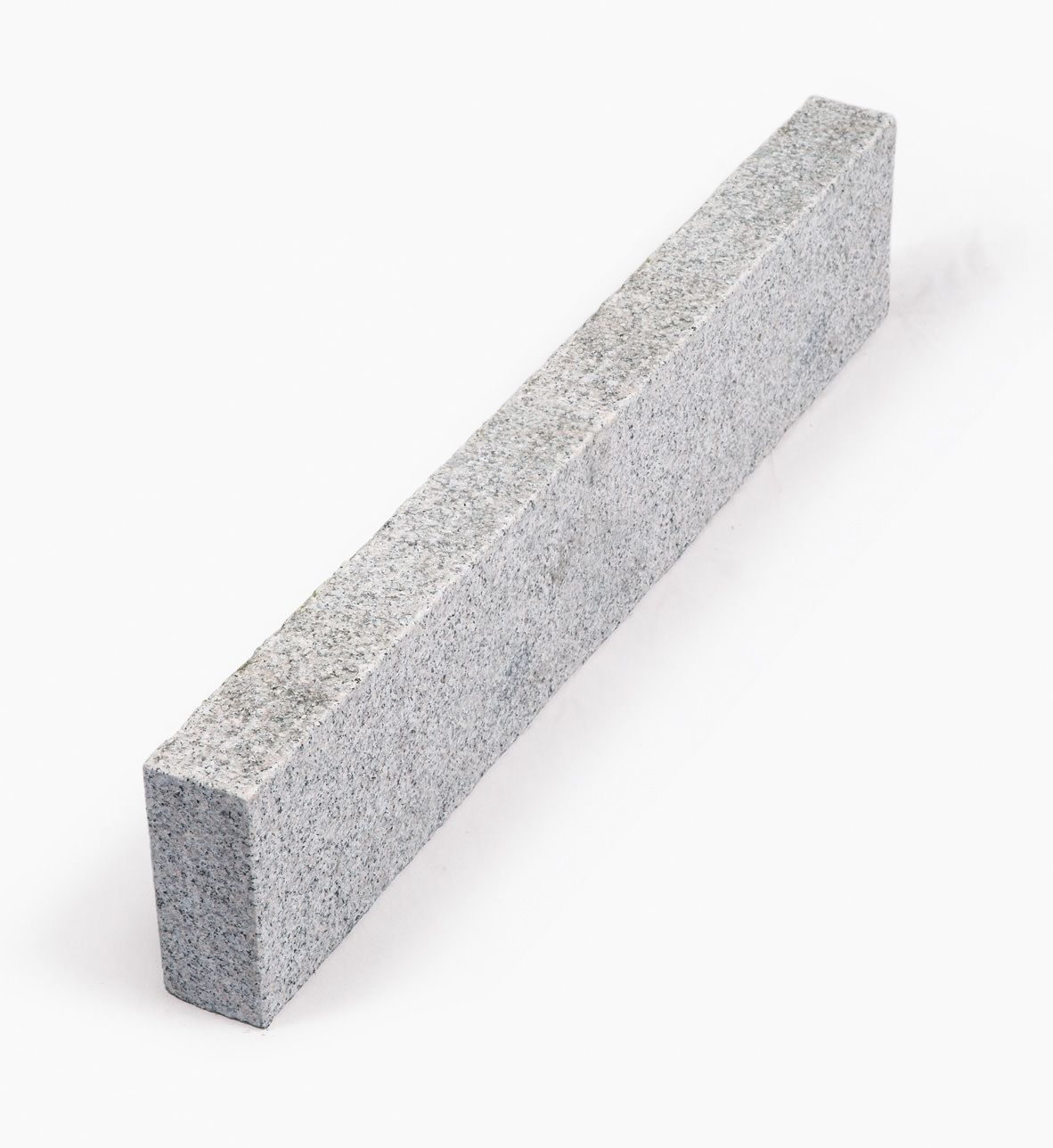 Naturstein Rasenkanten BRAVO EXACTA -geflammt- 8x20 cm Granit / edelgrau
