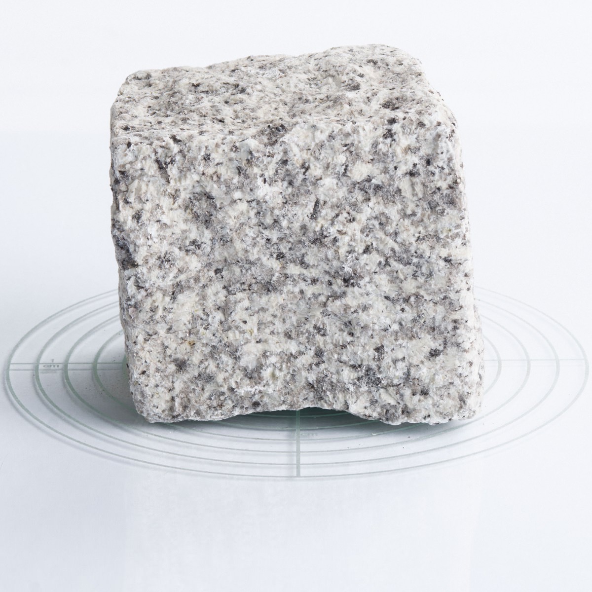 Naturstein Pflastersteine hellgrau 9x9x9 cm aus dem Fichtelgebirge / Deutschland