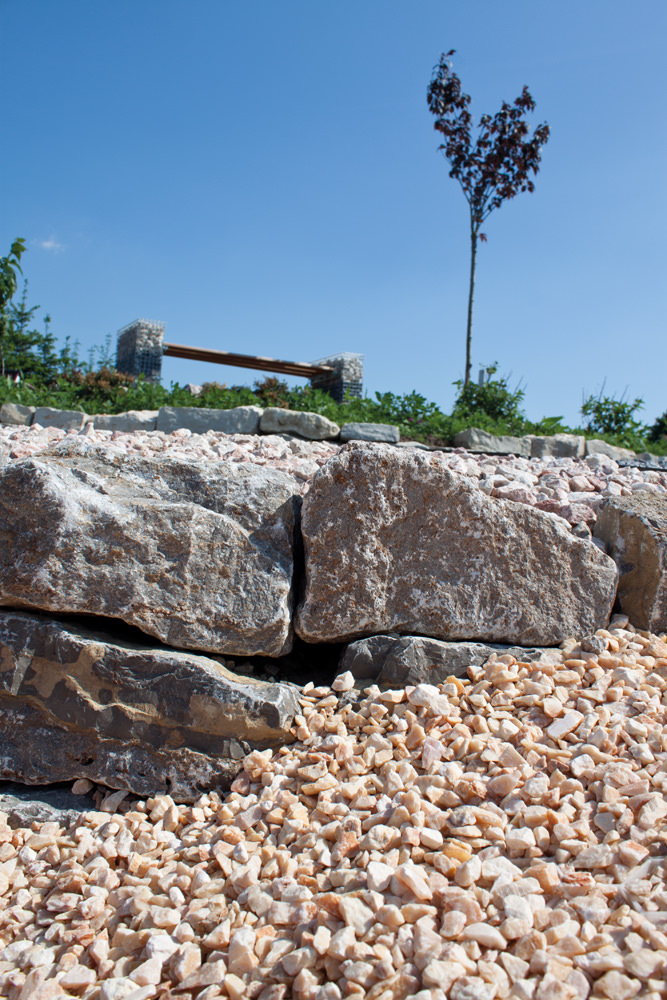 Muschelkalk Mauersteine