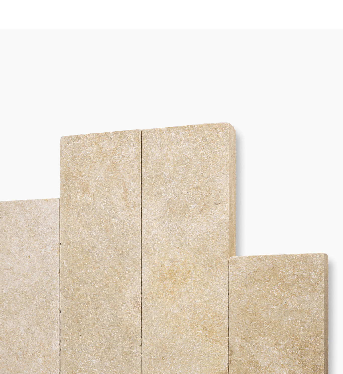Naturstein Palisaden VIA ALBA 8x25 cm beige
