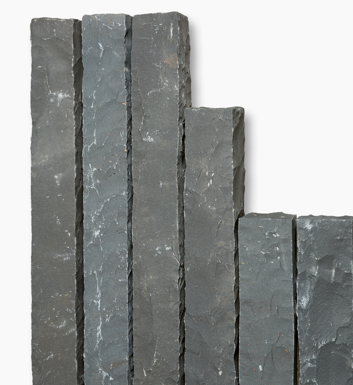 Naturstein Palisaden SANOKU® 12x12 anthrazit-schwarz Basalt