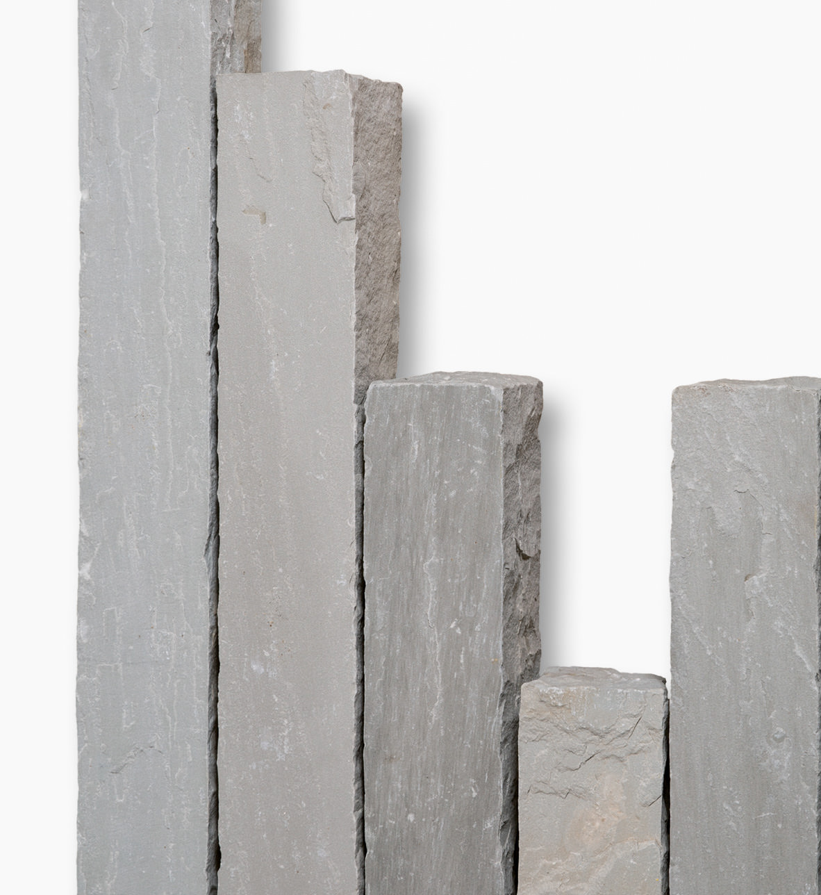 Naturstein Palisaden ATLAS 12x12 cm Sandstein / grau